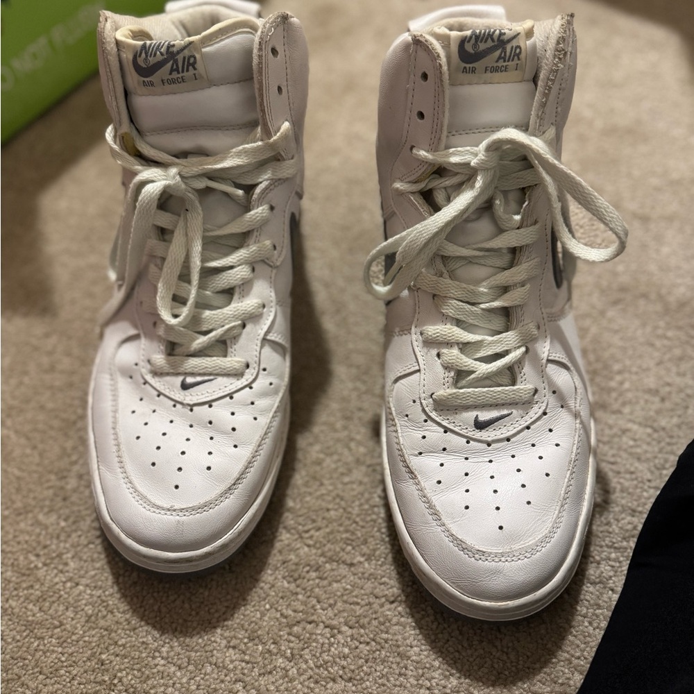 Nike White High-Top Sneakers
